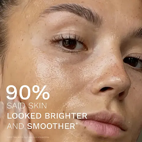 Image 1, 90% SAID SKIN LOOKED BRIGHTER AND SMOOTHER *USER TRIAL AFTER HOURS ON 83 VOLUNTEERS Image 2, BIOACTIVES → GLYCOLIC ACID gently removes dead skin cells LACTIC ACID helps eliminate dead skin cells → PAPAIN rejuvenates skin texture and radiance Image 3, BRIGHTENS SMOOTHS EVENS EXFOLIATES REJUVENATES RENEWS Image 4, INFINITY RECYCLED PLASTIC PACK REN CLEAN SKINCARE GLYCOL LACTIC RADIANCE RENEWAL MASK WITH AHA GLYCOL LACTIC MASQUE ÉCLAT PEAU NEUVE AUX AHA RADIANCE ECLAT 50 mle/17 fl. oz. US Image 5, STEP 01 CLEANSE STEP 02 RENEW STEP 03 TARGET STEP 04 HYDRATE REN нез REN REN REN JELLY OIL RADIANCE RENEWAL CLEANSER MASK BRIGHTENING DARK CIRCLE EYE CREAM VITAMIN C GEL CREAM