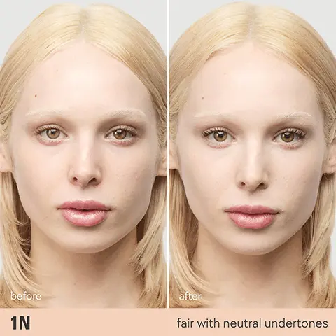Image 1, before after model shot Image 2, 10N 2W N9 5N Με SKIN TINT BLURRING ELIXIR fair 4W 5W 3.5W 6W light 7W 8W 8.5W 9W medium WARM tan UNDERTONES find your undertone: skin: a balance of both warm & cool Njewelry: you look best with both silver & gold jewelry W skin: on the yellow, peach, & golden side jewelry: you look best with gold jewelry skin: slightly on the golden side, WN but not too warm & not too cool C jewelry: you can wear silver & gold, but you look best with gold jewelry skin: on the pink, red, & blue side jewelry: you look best with silver jewelry Штраш NEUTRAL UNDERTONES light medium daao NSZ NL 10C COOL UNDERTONES deep fair UNDERTONES WARM NEUTRAL an medium light fair 9.5W 10W 2C 8WN 6.5WN 4.5WN 3WN 1WN KYLIE COSMETICS KYLIE JENNER Image 3, LOOKS & FEELS LIKE SKIN light to medium coverage up to 12 hour wear weightless, second-skin finish blurs pores, fine lines, & texture non-greasy, non-oily, sweat & humidity-proof 021 K KYLIE COSMETICS KYLIE JENNER KYLIE COSMETICS KYLIE COSMETICS KYLIE COSMETICS A T NNT FLUNDE ACRET ROUT KYLIE JENNER Image 4, KYLIE COSMETICS KYLIE COSMETICS KYLIE COSMETICS ADFET FLOAT KYLIE COSMETICS FLUIDE TEINTE A LIFET FLOUTANT KYLIE JENNER 100% say it instantly evens your skin tone and complexion. 97% say it's easily buildable while still feeling lightweight. say it remains comfortable 97% and looks good throughout the day. AUILT FLONTANT KYLIE JENNA KYLIE COSMETICS CONTIN BLURRING ELE A EFFET FLOUTANT KYLIE JENNIA BLURRING FLOOR KYLIE JENNER ALPET FLOUTANT KYLIE COSMETICS "Use test under ophthalmological and dermatological control conducted with 32 women between 18 and 37 years old. Product use for 3 weeks. KYLIE COSMETICS Image 5, USAGE shake before use. apply 2-3 drops of skin tint blurring elixir on the back of your hand or on a palette. evenly distribute product around your face. blend with the skin tint brush 03. KYLIE COSMETICS ELI UN TINT