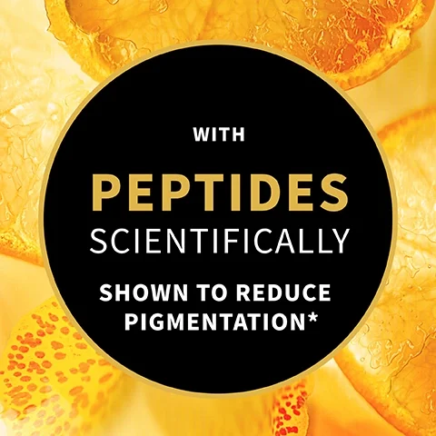 With peptides scientifically shown to reduce pigmentation.