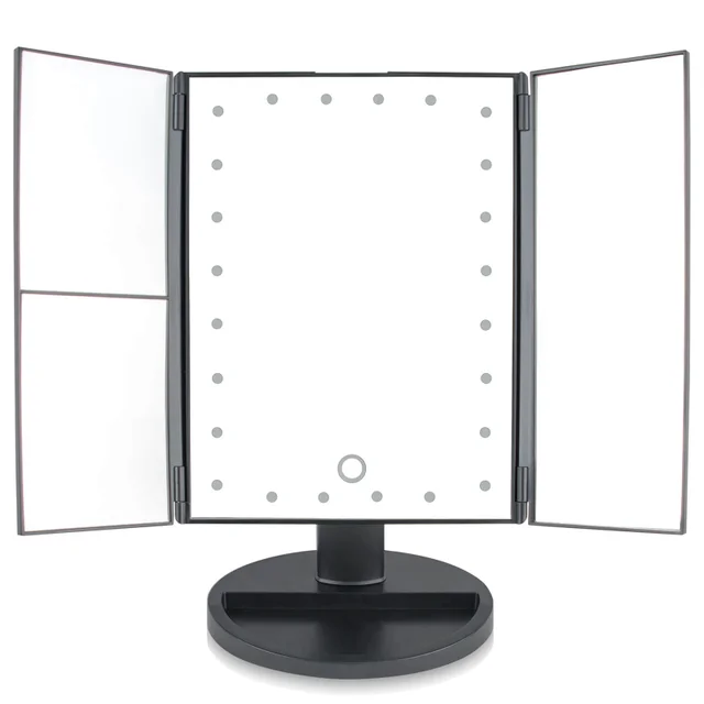 Rio 24 LED Touch dimmbarer Kosmetikspiegel mit 2-fach- & 3-fach- Vergrößerung