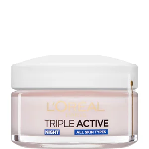 L'Oreal Paris Dermo Expertise Triple Active Hydrating Night Moisturiser (50 ml) - undefined undefined