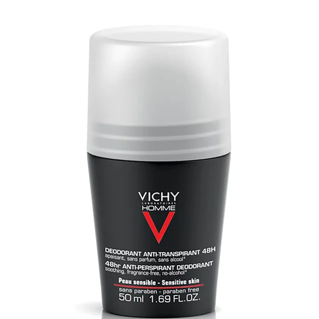 Vichy Homme Deodorant for Sensitive Skin Roll-on 50ml