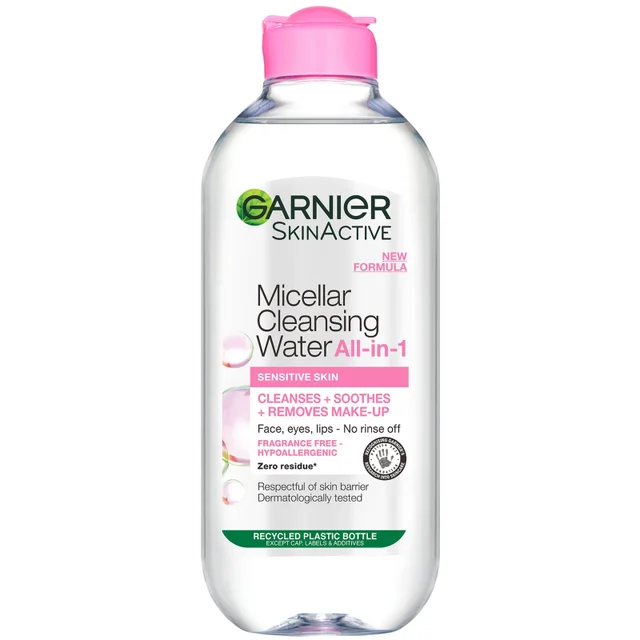 Garnier Mizellenwasser Gesichtsreinigung und Make-up-Entferner für Empfindliche Haut 400 ml