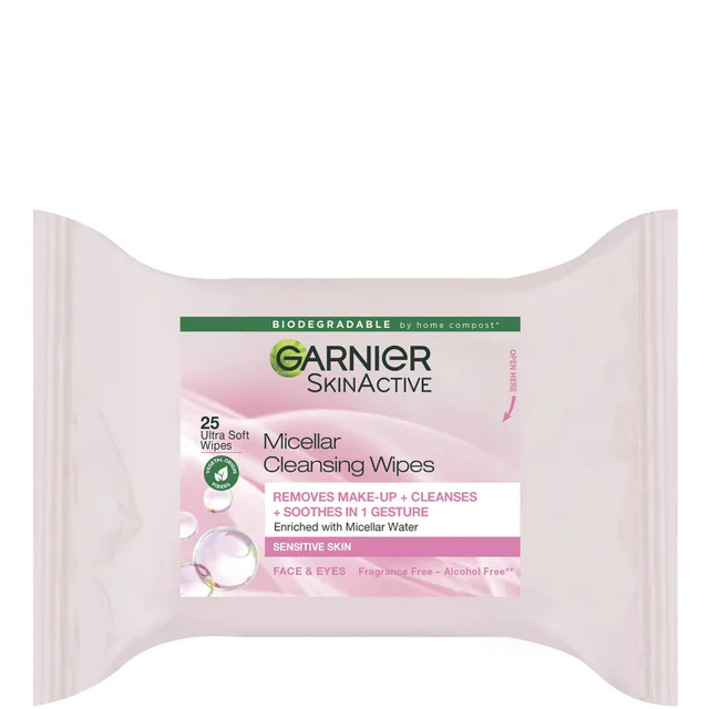 Garnier Skin Naturals Micellar Extra-Gentle Cleansing Wipes (25 Stück)