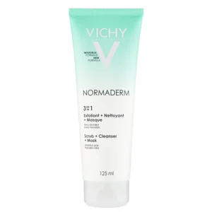 Vichy Normaderm 3-in-1 Scrub, Cleanser and Mask (125ml) - undefined undefined