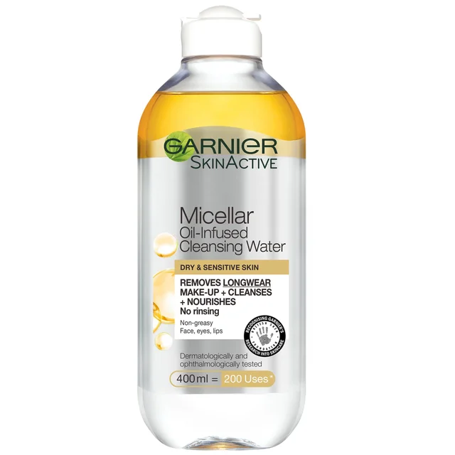 Garnier Mizellenwasser Oil Infused Gesichtsreinigung und Make-up-Entferner 400 ml