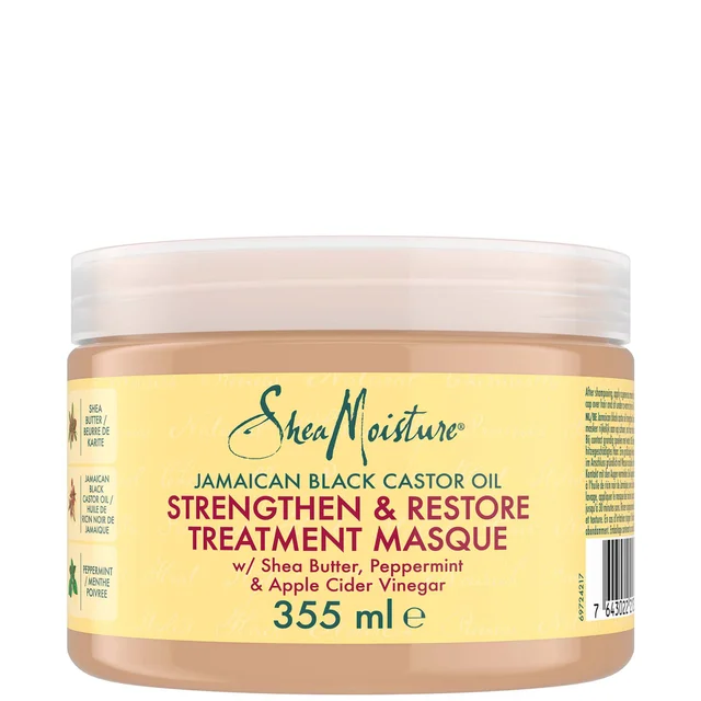 Shea Moisture Jamaican Black Castor Oil Strengthen, Grow & Restore Treatment Masque 340g