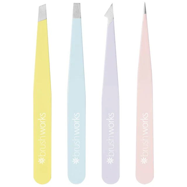 brushworks HD Kombination Pinzetten-Set – Gemischt