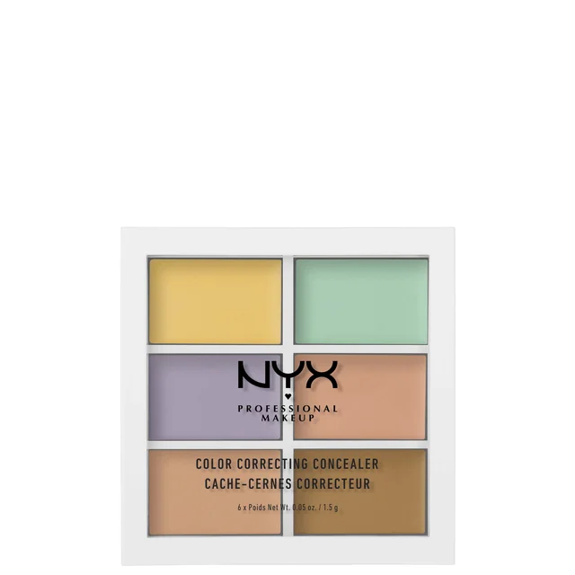 NYX Professional Makeup 3C Palette - Farbkorrigierender Concealer
