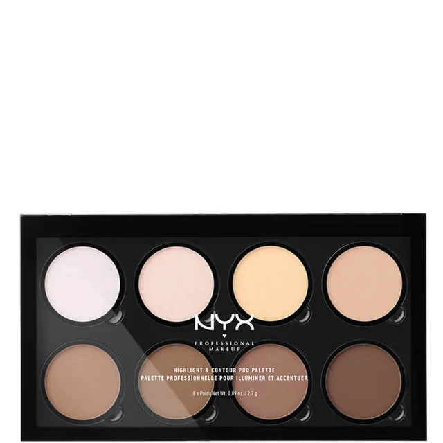 NYX Professional Makeup Highlighter & Konturen Pro Palette