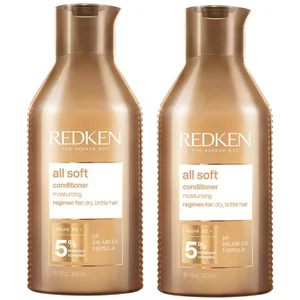 Redken All Soft Conditioner Duo (2 x 250 ml) - Size 2 x 250ml