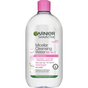 Garnier Mizellenwasser Gesichtsreinigung und Make-up-Entferner für Empfindliche Haut 700 ml - Option Sensitive Skin