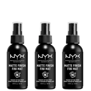 NYX Professional Makeup Matte Setting Spray x 3 - undefined undefined
