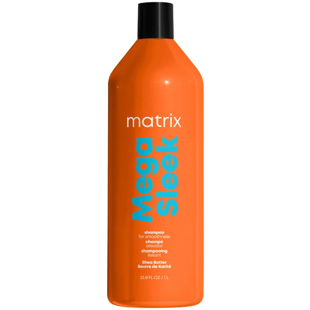 Matrix Total Results Mega Sleek Shea Butter Glättendes Shampoo für krauses Haar 1000 ml