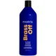 Matrix Total Results Brass Off Brunette Blue Shampoo für aufgehelltes brünettes Haar 1 L