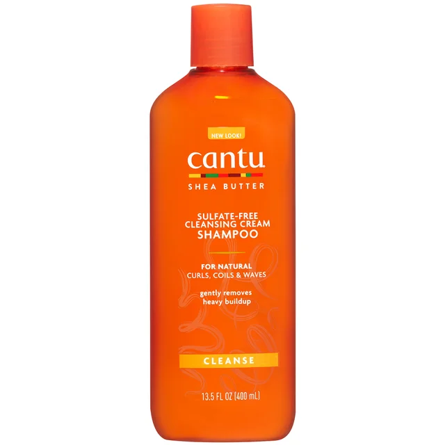 Cantu Sheabutter für Naturhaar Sulfatfreies Reinigungscreme-Shampoo 400 ml
