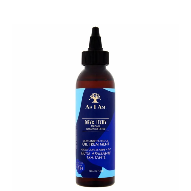As I Am Pflege für Trockene und Juckende Kopfhaut Oliven- und Teebaumöl-Behandlung 120 ml