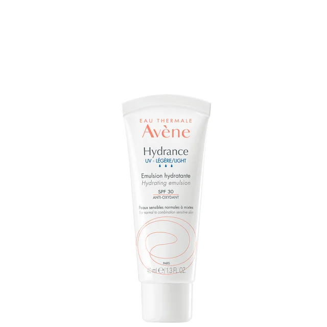 Avène Hydrance Light-UV Hydrating Emulsion SPF30 Moisturiser for Dehydrated Skin 40ml
