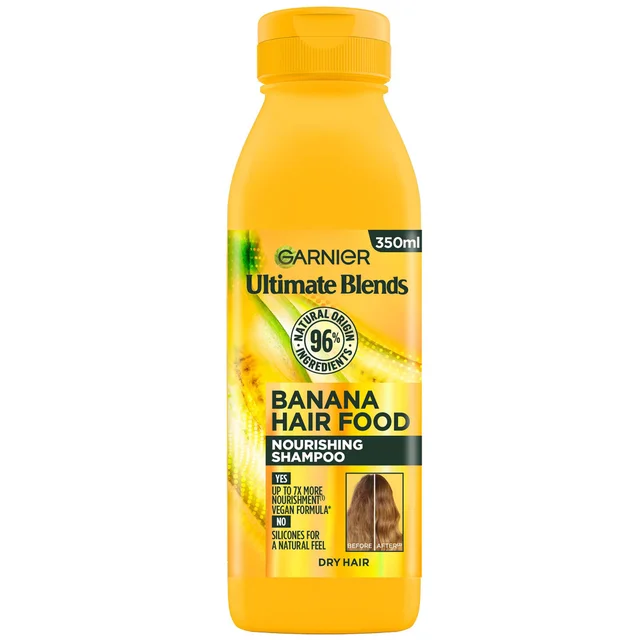 Garnier Ultimate Blends Nourishing Hair Food Bananen-Shampoo für Trockenes Haar 350 ml
