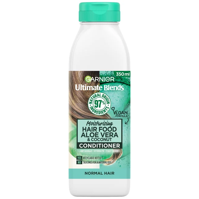 Garnier Ultimate Blends Feuchtigkeitsspendende Haarspülung Aloe Vera-Spülung für Normales Haar 350 ml