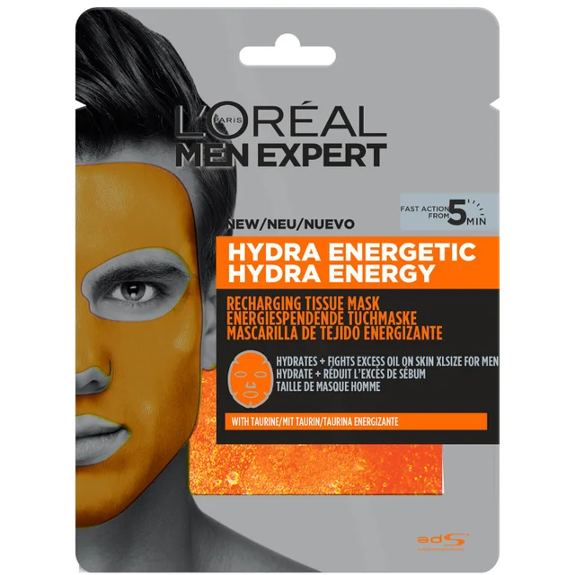 L'Oréal Paris Men Expert Hydra Energetic Gewebemaske 30 g
