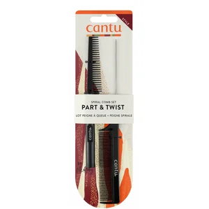 Cantu Spiral Style Part and Twist Comb 2Ct Pack - undefined undefined