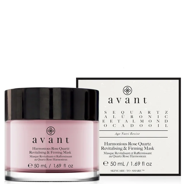 Avant Skincare Harmonische Rosenquarz Revitalisierende und straffende Maske 50ml
