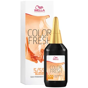 Wella Professionals Care Color Fresh Semi-Permanent Colour 75ml (Various Shades) - Shade 5/55 Light Intense Mahogany Brown