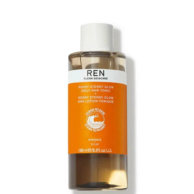 REN Reisegröße Clean Skincare Ready Steady Glow Tägliches AHA-Tonic 100 ml