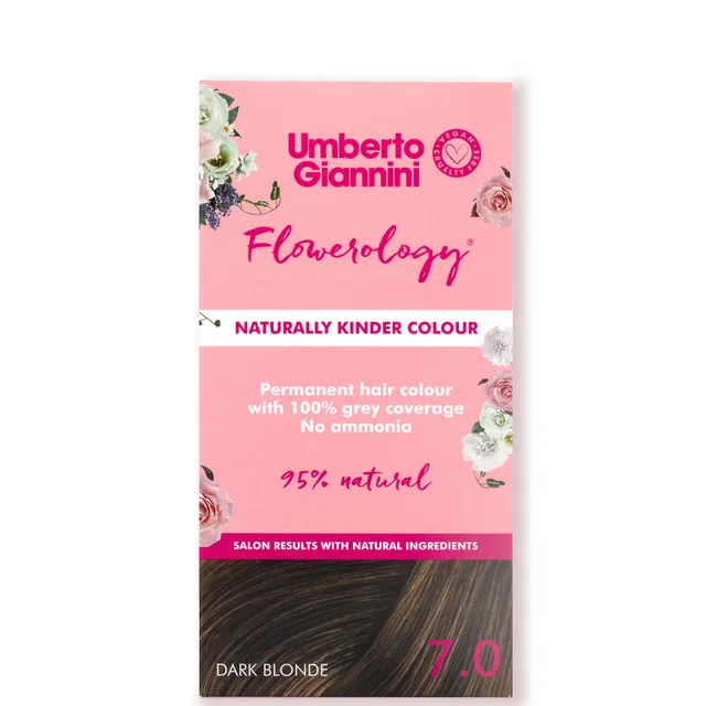 Umberto Giannini Flowerology Naturally Kinder Colour - Dunkelblond 7.0 195 ml