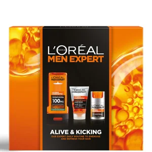 L'Oreal Paris Men Expert Alive and Kicking 3 Piece Gift Set for Him - undefined undefined