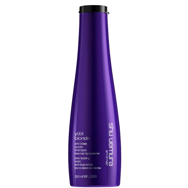 Shu Uemura Art of Hair Yubi Blonde Anti-Brass Purple Shampoo für gebleichtes, gesträhntes blondes Haar 300 ml