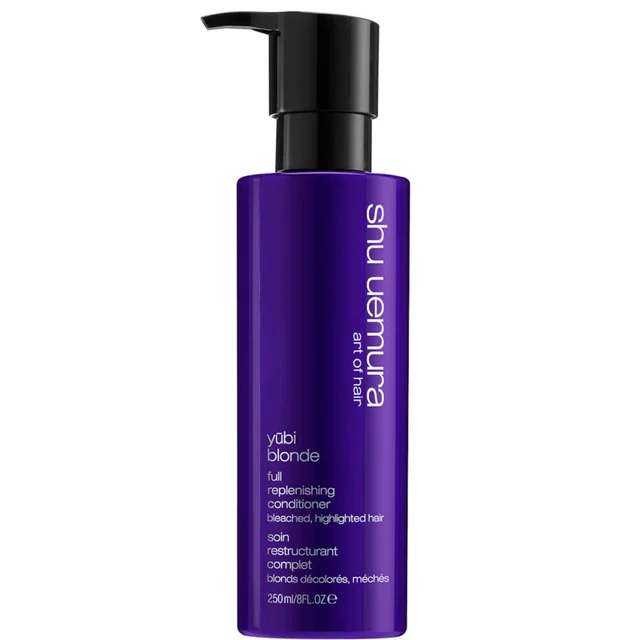 Shu Uemura Art of Hair Yubi Blonde Full Replenishing Spülung für gebleichtes, gesträhntes blondes Haar 250 ml
