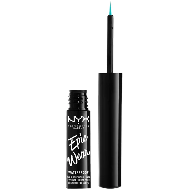 NYX Professional Makeup Epic Wear Metallic Flüssiger Liner 3,5 ml (Verschiedene Farbtöne)