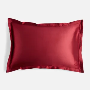 ESPA Oxford Edge Silk Pillowcase - Claret Rose - undefined undefined