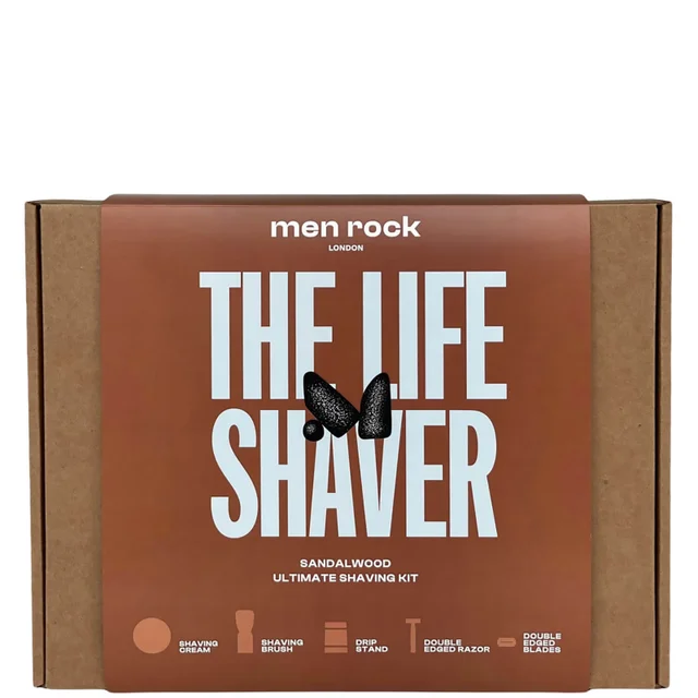 Men Rock Ultimate Shaving Gift Set - Sandalwood