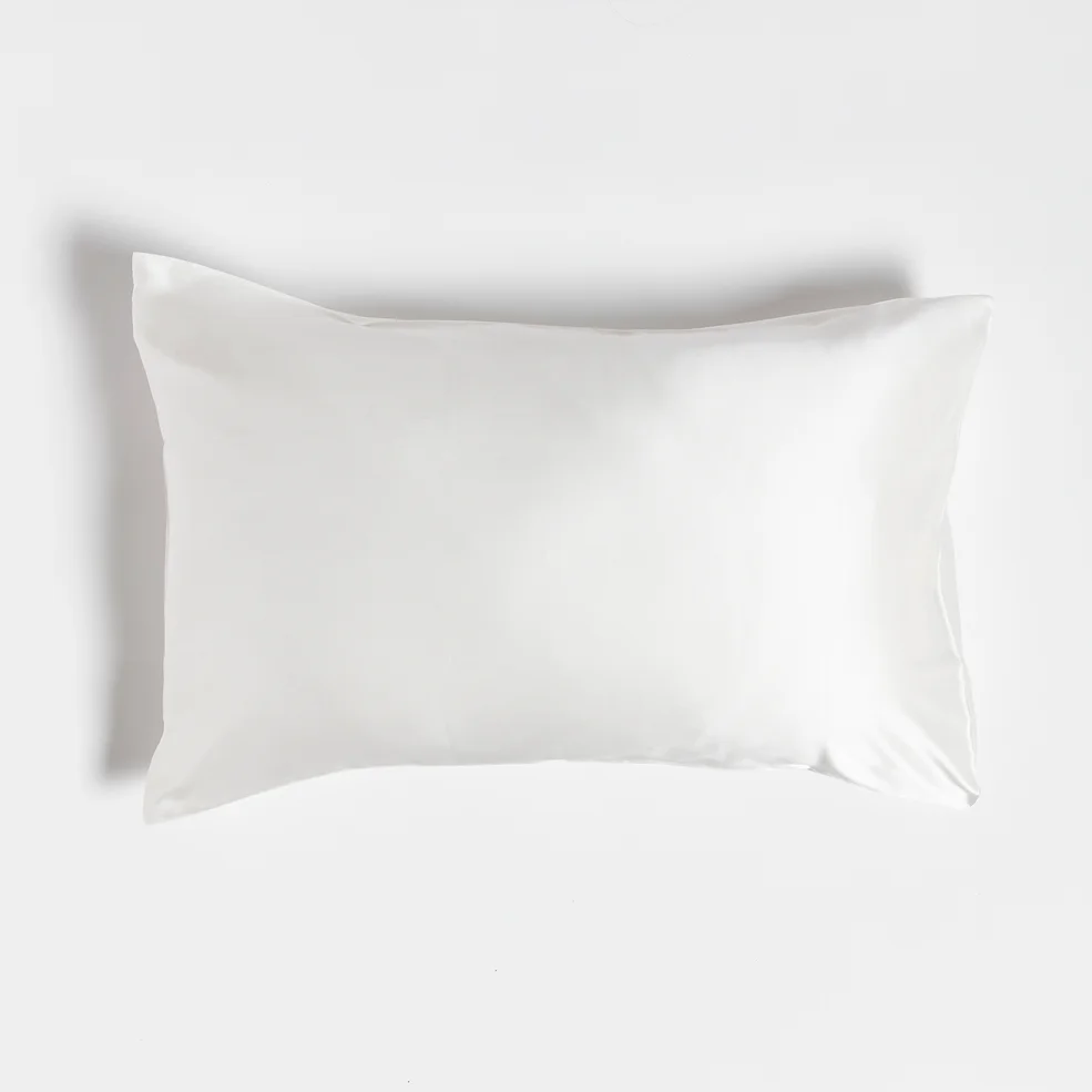 ïn home 100% Seide Kissenbezug - Weiß