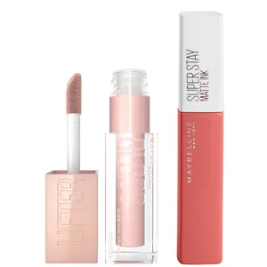Maybelline Lifter Gloss and Superstay Matte Ink Lipstick Bundle (Verschiedene Farbnuancen) - Shade 130 Self Starter