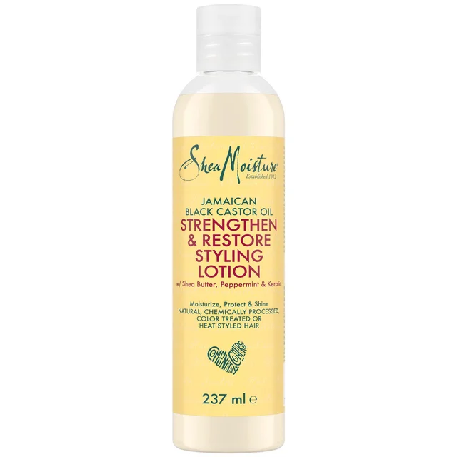 Shea Moisture Jamaican Black Castor Oil Stärkende und erneuernde Styling-Lotion 237 ml