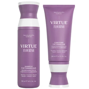 VIRTUE Flourish Shampoo and Conditioner for Thinning Hair Bundle - undefined undefined