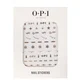 OPI Nail Decals x 2 Tücher