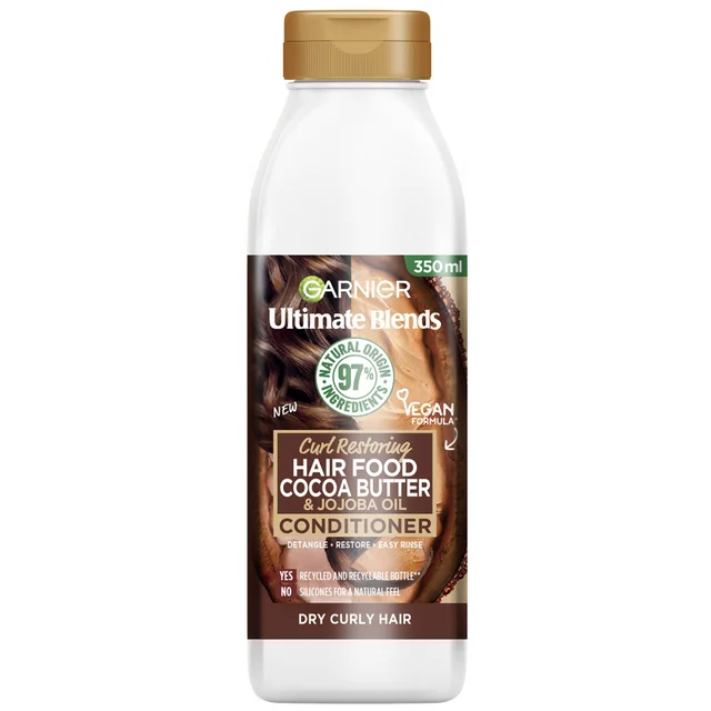 Garnier Ultimate Blends Kakaobutter Spülung für Trockenes, Lockiges Haar 350 ml