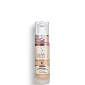 Makeup Revolution IRL Filter Foundation mit langer Haltbarkeit 23 ml (Verschiedene Farbtöne) - Shade F7