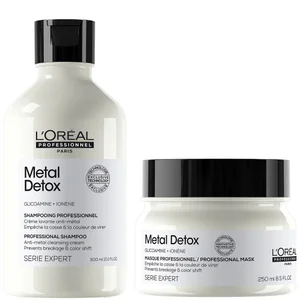 L'Oréal Professionnel Metal Detox Shampoo and Masque Bundle - undefined undefined