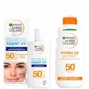 Garnier Ambre Solaire Face and Body SPF50 Bundle - undefined undefined