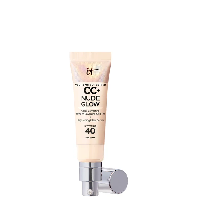 IT Cosmetics CC+ und Nude Glow Leichte Foundation und Glanzserum mit LSF 40 32 ml (Verschiedene Farbtöne)