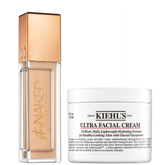 Urban Decay Stay Naked Foundation x Kiehl's Ultra Facial Cream 125 ml Bundle