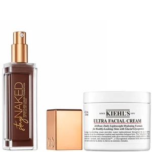 Urban Decay Stay Naked Foundation x Kiehl's Ultra Facial Cream 50 ml Bundle (verschiedene Farbtöne) - Shade 90WR