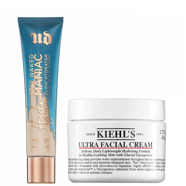 Urban Decay Hydromaniac Tinted Glow x Kiehl's Ultra Facial Cream 50 ml Bundle (verschiedene Farbtöne)
