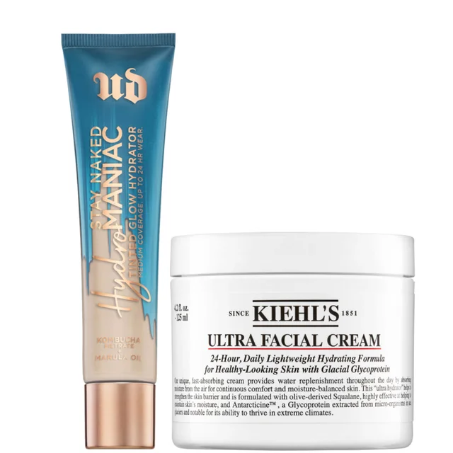 Urban Decay Hydromaniac Tinted Glow x Kiehl's Ultra Facial Cream 125 ml Bundle (verschiedene Farbtöne)
